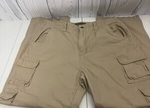 Vintage US Expedition Cargo Pants Men 36x30  Beige Utility Military Hiking